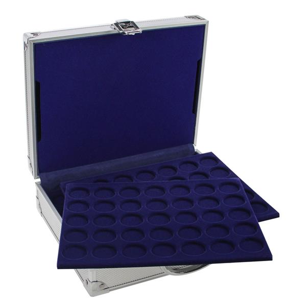 Alu Münz-Koffer für 5€ Münzen 6 Tableaus Alukoffer 236 NEU 10237
