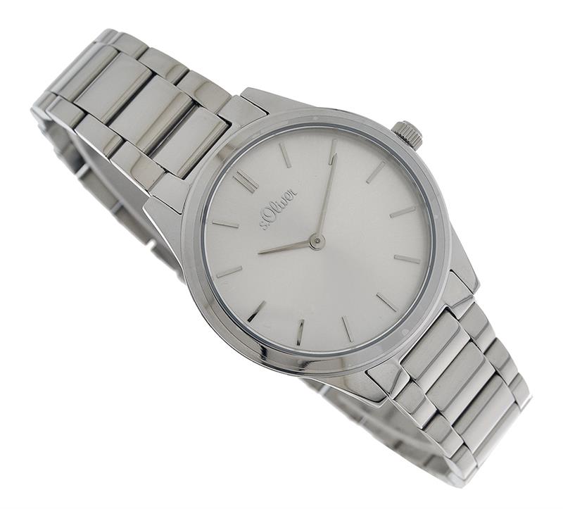 s.Oliver Herrenuhr SO-3626-MQ Metall silber Analog UVP:119,95€ 10975