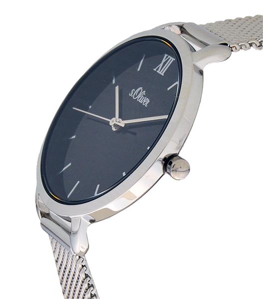 s.Oliver Damenuhr SO-3875-MQ edler Stahl silber UVP:99,95€ NEU 12136