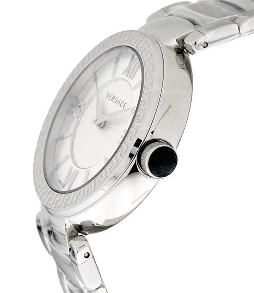 Versace Damenuhr VNC21 edler Stahl silber Analog UVP:900,-€ NEU 12337