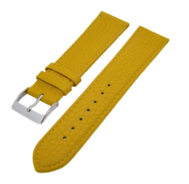 Uhrenarmband Kalbsleder flach mit Naht verschiedene Farben und Stegbreiten NEU