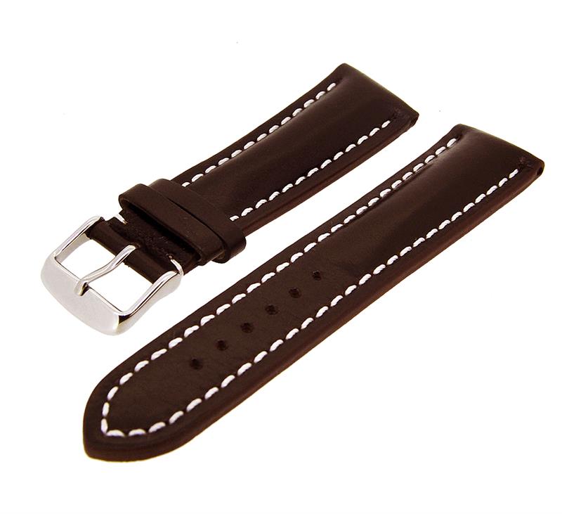 Uhrenarmband Kalbsleder gepolstert Stegbreiten 18mm-22mm verschiedene Farben NEU