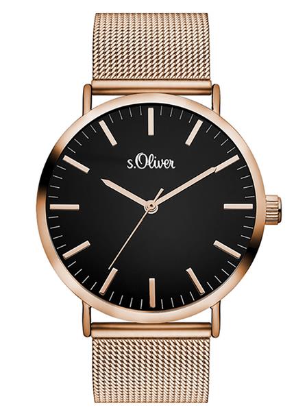 Orig. s.Oliver Damenuhr SO-3327-MQ edler Stahl roségold UVP:99,95€ NEU 14256