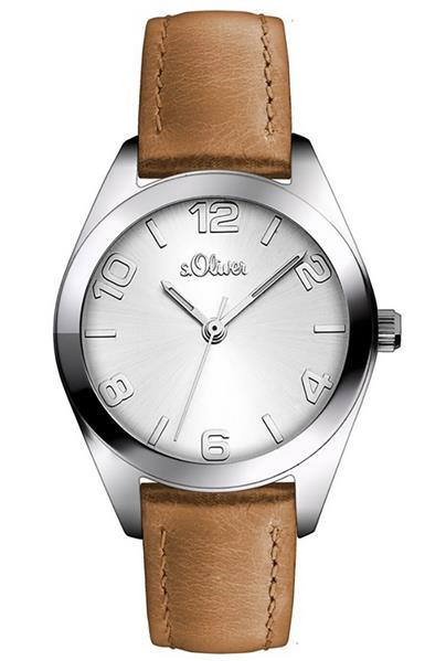 Orig. s.Oliver Damenuhr SO-2771-LQ Leder braun Analog UVP:79,95€ NEU 14386