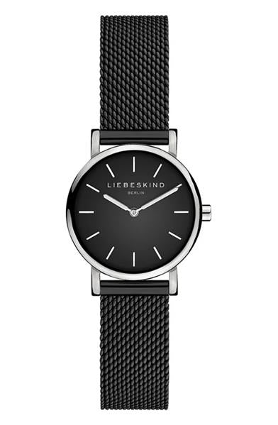Liebeskind Damenuhr LT-0136-MQ edler Stahl schwarz Analog Quarzuhr NEU 14739