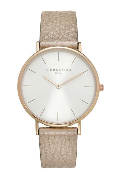 Orig. Liebeskind Berlin Damenuhr LT-0258-LQ Leder rosé Analog NEU 14746