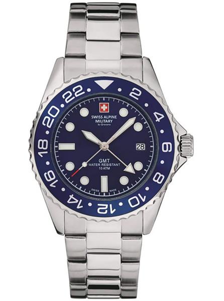 Swiss Alpine Military Herrenuhr 7052.1135SAM edler Stahl Datum UVP:449,-€ 14797