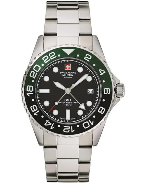 Swiss Alpine Military Herrenuhr 7052.1138SAM edler Stahl Datum UVP:379,-€ 14818