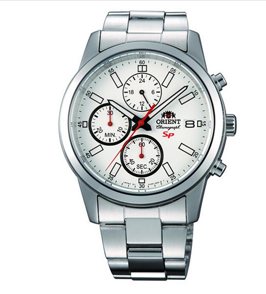 ORIENT Herrenuhr FKU00003W0 Edelstahl silber DATUM Chrono UVP: 175,-€ NEU 14894