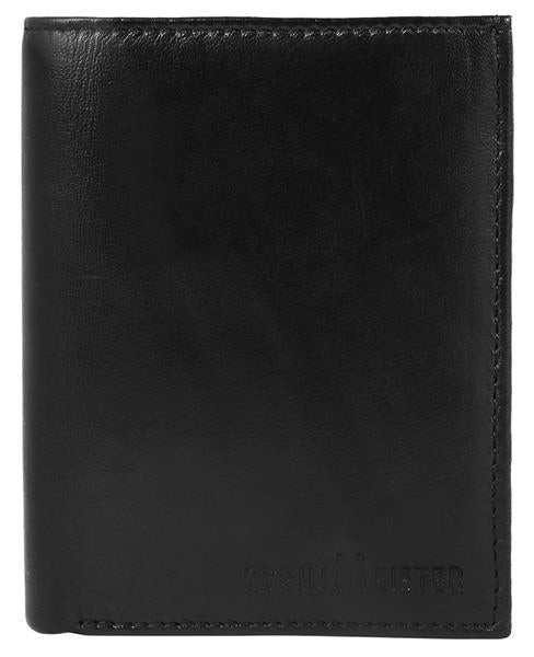 Steinmeister Geldbörse 3000428-001 ECHTLEDER Lamm Schwarz Hochformat NEU 14929