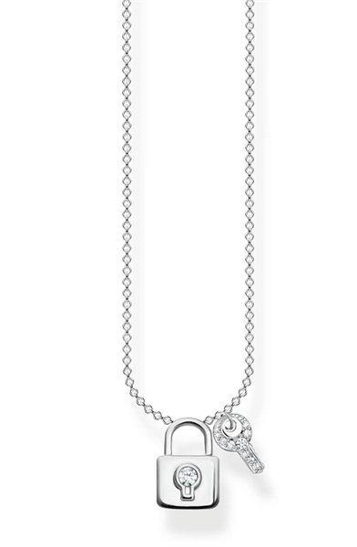 Thomas Sabo KE2122-051-14-L45V Damenhalskette silber Schloss UVP:89,-€ 14958
