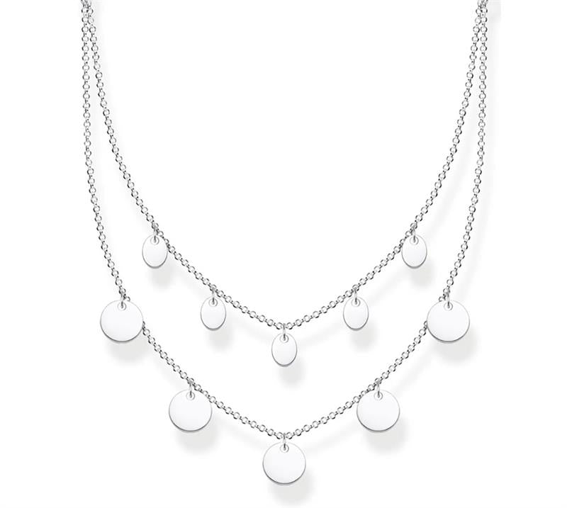 Thomas Sabo KE2106-001-21-L45V Halskette Damen Collier silber UVP:139,-€ 15022