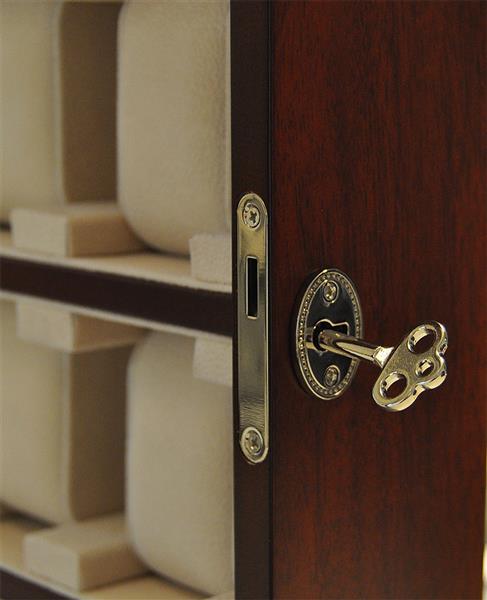 Uhrenhuette Wandvitrine 36 Vitrine für Uhren Farbe Braun No.7