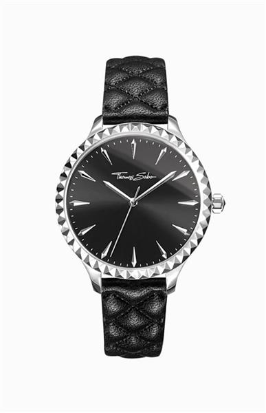 Orig. Thomas Sabo Damenuhr WA0321-203-203 LEDER schwarz Analog UVP:249,-€ 15066