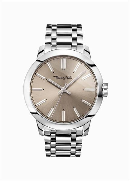 Thomas Sabo Herrenuhr WA0311-201-214 edler Stahl silber UVP:298,-€ NEU 15075