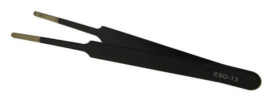 Uhrmacher-Werkzeug   Präzision-Pinzette Stahl schwarz ESD-13 NEU 15156