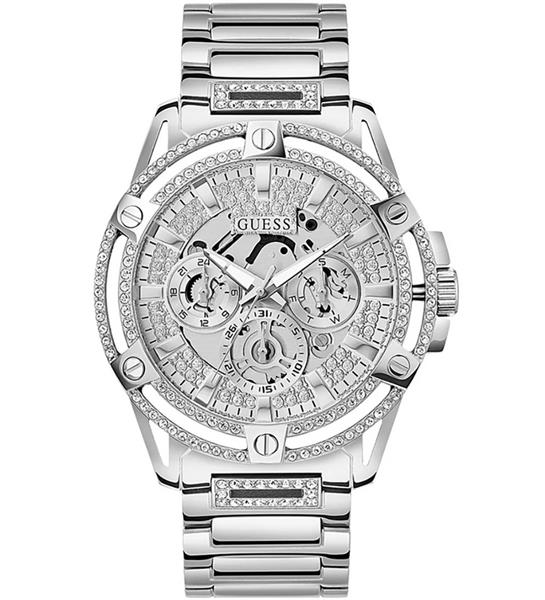 Orig. Guess Herrenuhr GW0497G1 edler Stahl silber UVP:269,-€ NEU 15183