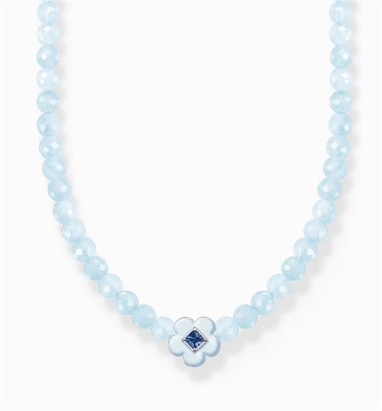 Thomas Sabo Damen Halskette blaue Perlen, KE2182-496-1-L42V UVP: 169,-€ 15279