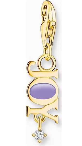 Thomas Sabo 2007-565-13 Damen CHARM Anhänger gold "JOY" UVP:59,-€ 15378