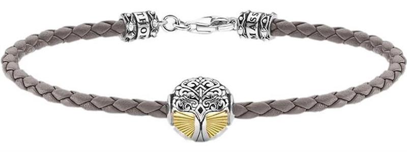 Thomas Sabo A2013-682-5-L17 Damen Armband LEDER braun UVP:139,-€ 15400