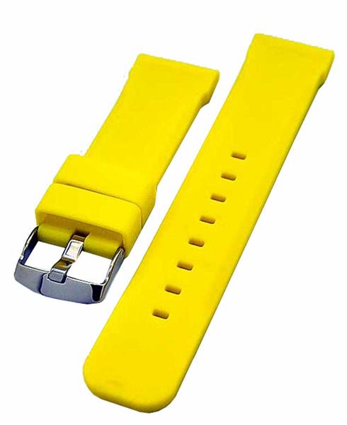 Uhrenarmband Silikon Kautschuk Farbe und Stegbreite wählbar
