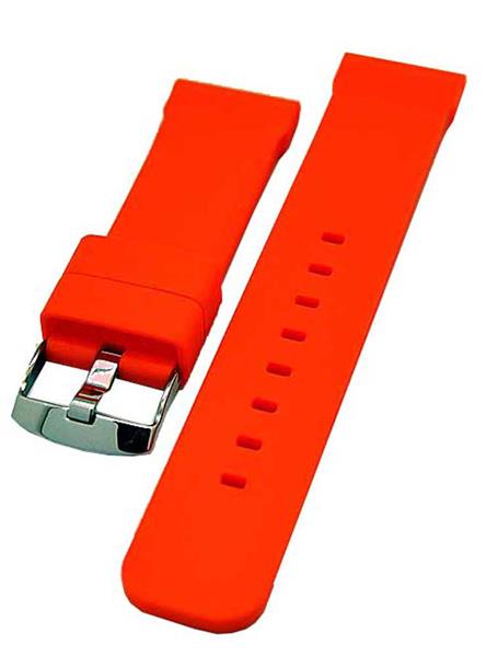 Uhrenarmband Silikon Kautschuk Farbe und Stegbreite wählbar