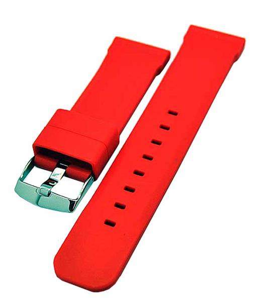 Uhrenarmband Silikon Kautschuk Farbe und Stegbreite wählbar