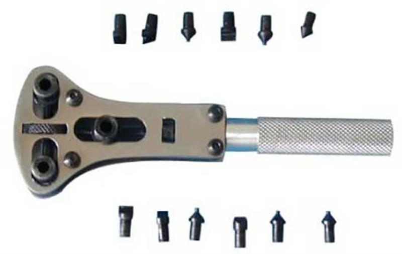 Uhren Gehäuseöffner für Schraubböden Profi Werkzeug Uhrwerkzeug 5075