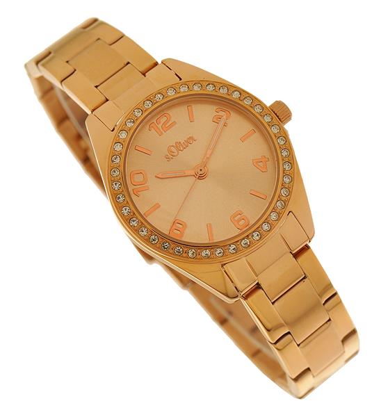 s.Oliver Damenuhr SO-2903-MQ Metall roségold UVP:119,95 NEU 10860