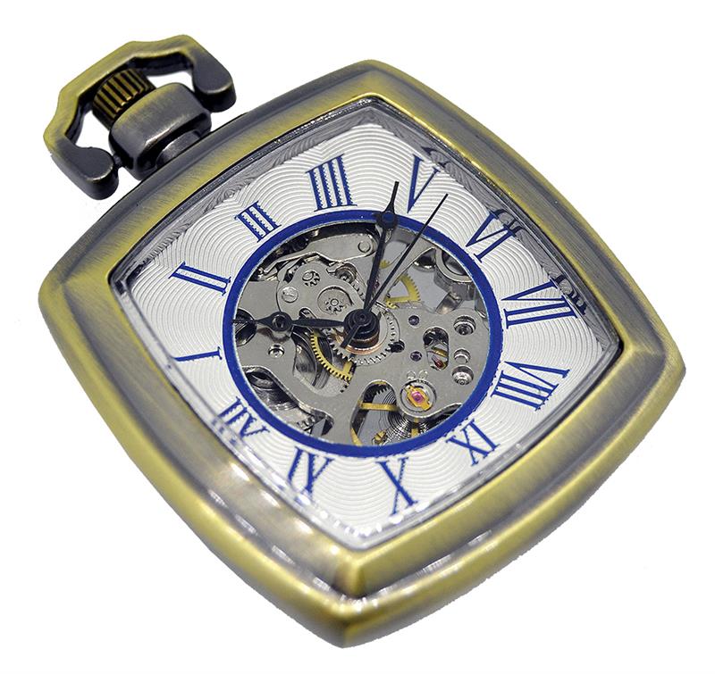 Mechanische Taschenuhr mit Kette 485057000016 Herrenuhr Männeruhr10972