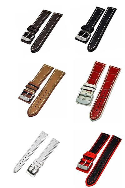 Uhrenarmband Panzer 100% Kalbleder Stegbreite und Farbe wählbar