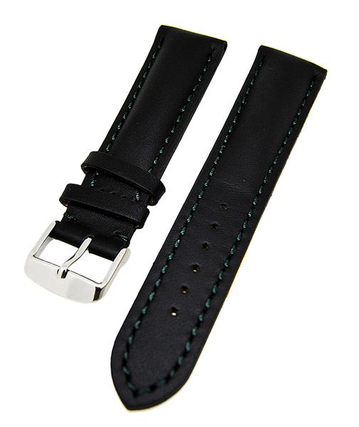 Uhrenarmband Glattleder gepolstert Farben und Stegbreiten wählbar