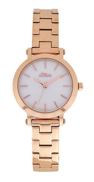 Orig. s.Oliver Damenuhr SO-3812-MQ Metall roségold UVP:119,95€ 11689