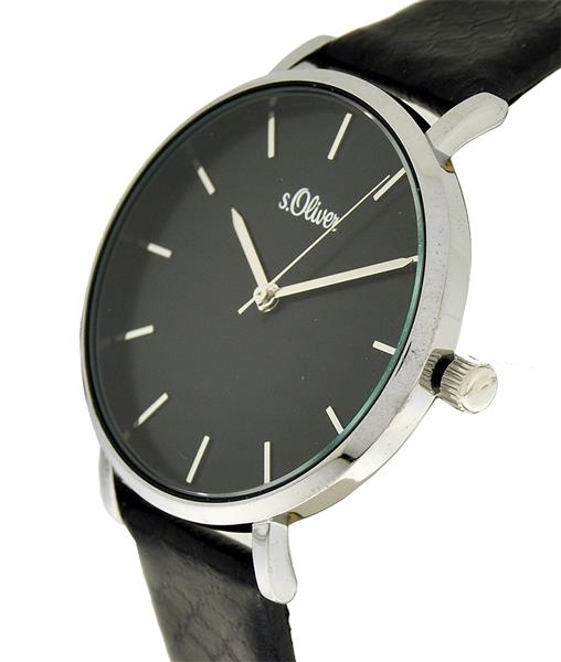 Orig. s.Oliver Damenuhr SO-3848-LQ Leder schwarz UVP:79,95€ 11690