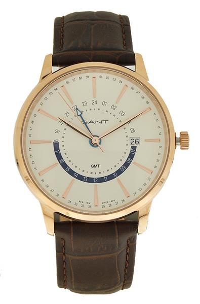 GANT Herrenuhr GT026002 Leder braun Datum Analog UVP:199,-€ 12023