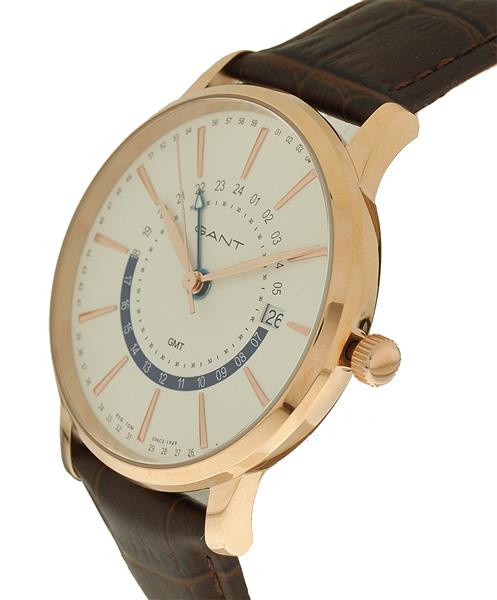 GANT Herrenuhr GT026002 Leder braun Datum Analog UVP:199,-€ 12023