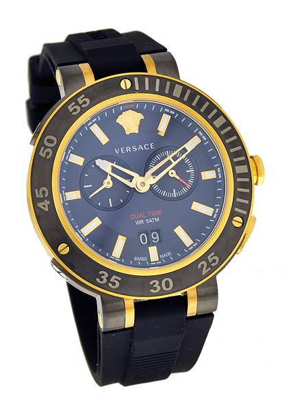 Versace Herrenuhr VECN001 Silikon Datum Dual Time UVP:1490,-€ 12042