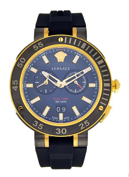 Versace Herrenuhr VECN001 Silikon Datum Dual Time UVP:1490,-€ 12042
