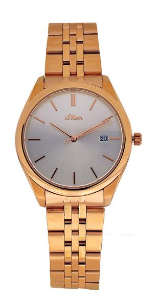 s.Oliver Damenuhr SO-3944-MQ edler Stahl roségold UVP:169,95€ 12123