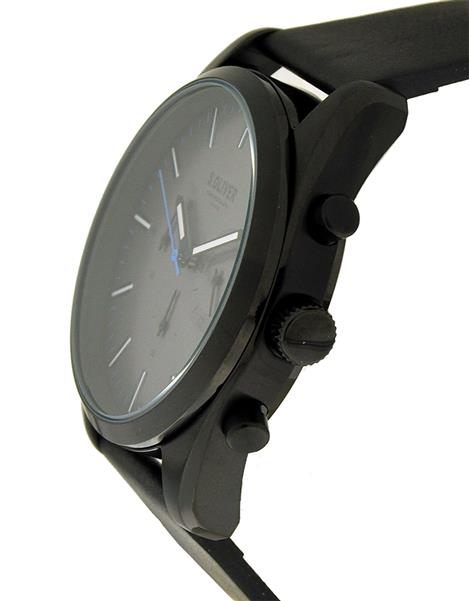 s.Oliver Herrenuhr SO-3866-LC Leder schwarz Chrono UVP:169,95€ 12142