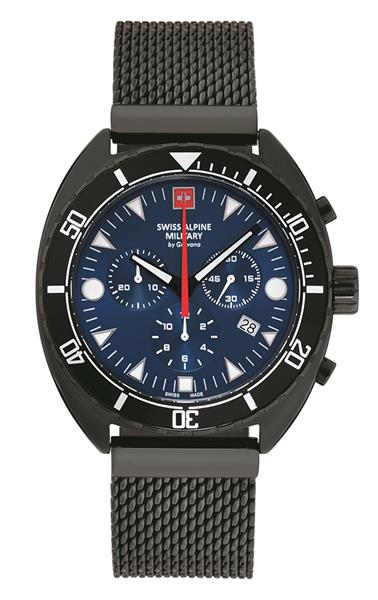 Swiss Alpine Military Herrenuhr 7066.9175SAM edler Stahl Datum UVP:649,-€ 14037