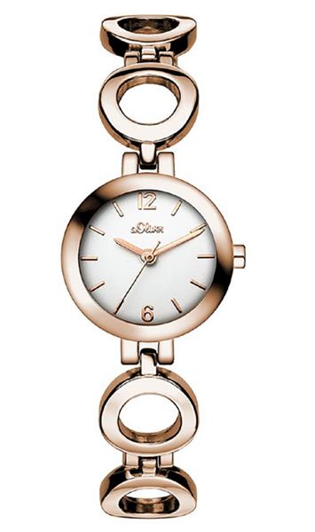 Orig. s.Oliver Damenuhr SO-3020-MQ edler Stahl roségold Analog UVP:69,95€ 14471