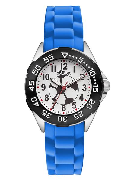 Orig. s.Oliver Kinderuhr Jungen SO-2833-PQ Silikon blau Analog UVP:39,95€ 14497