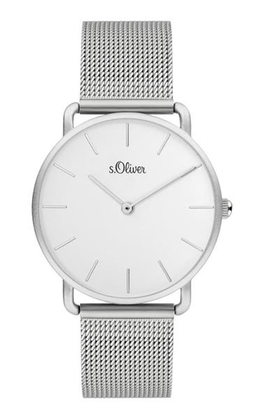 Orig. s.Oliver Damenuhr SO-4061-MQ edler Stahl silber Analog UVP:79,95€ 14644