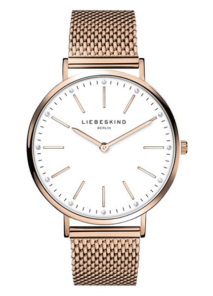 Liebeskind Damenuhr LT-0188-MQ edler Stahl roségold Analog Quarzuhr NEU 14741