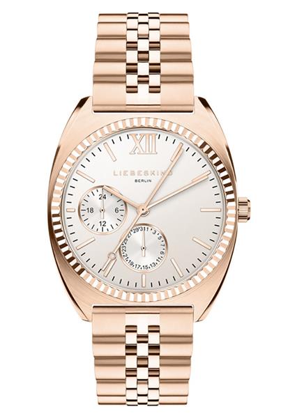 Liebeskind Damenuhr LT-0261-MM edler Stahl roségold DATUM Analog NEU 14742