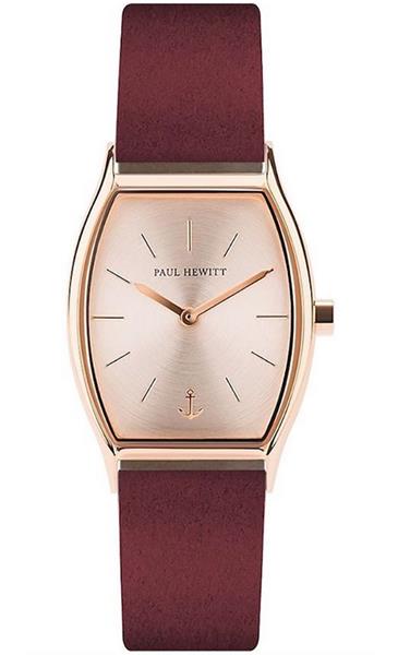 Paul Hewitt Damenuhr PH-T-R-RS-34S Leder bordeaux Analog UVP:159,-€ NEU 14832