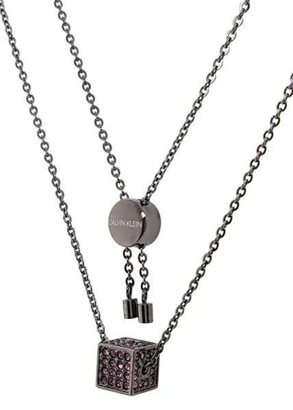 Calvin Klein Halskette KJ9CVN140100 edler Stahl schwarz UVP: 109,00€ 14848