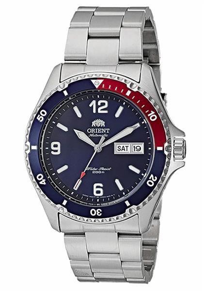 ORIENT Herren Taucheruhr FAA02009D9 Edelstahl silber DATUM Tag UVP: 363,-€ 14892