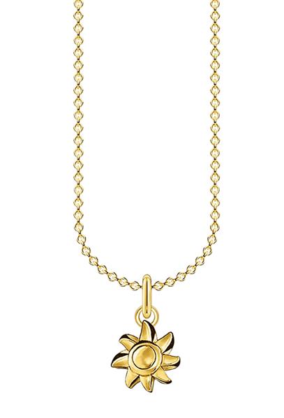 Thomas Sabo KE2058-413-39-L45V Halskette Damen gold Sonne UVP:119,-€ NEU 15018